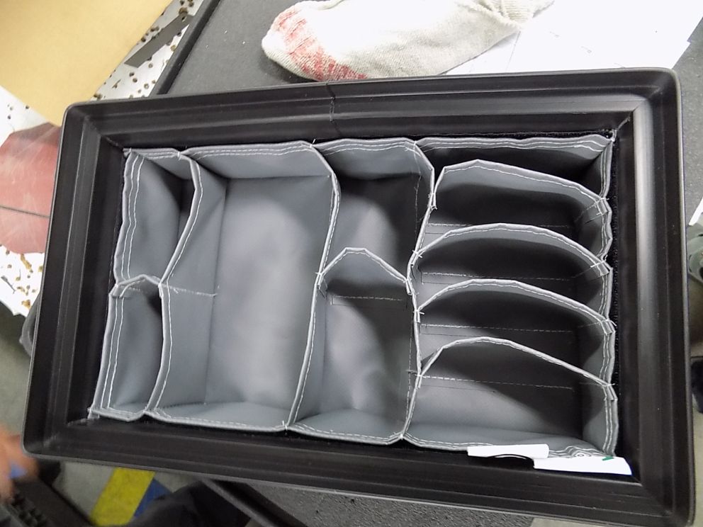An Ecobox filled with a suspended bag solution