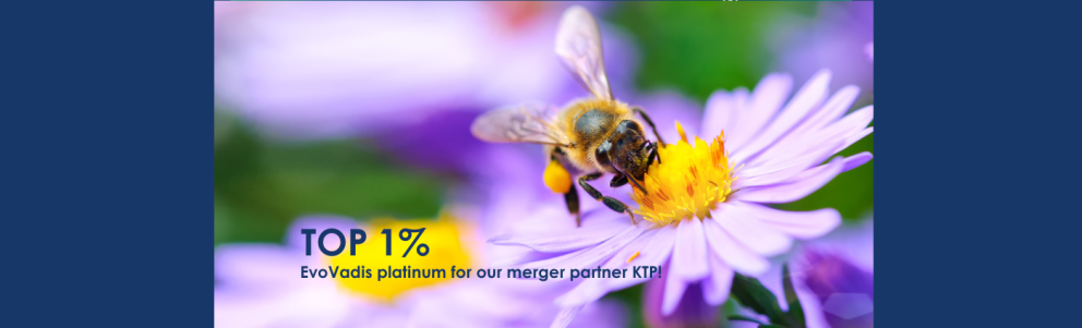 TOP 1% – EcoVadis Platin für unseren Fusionspartner KTP!